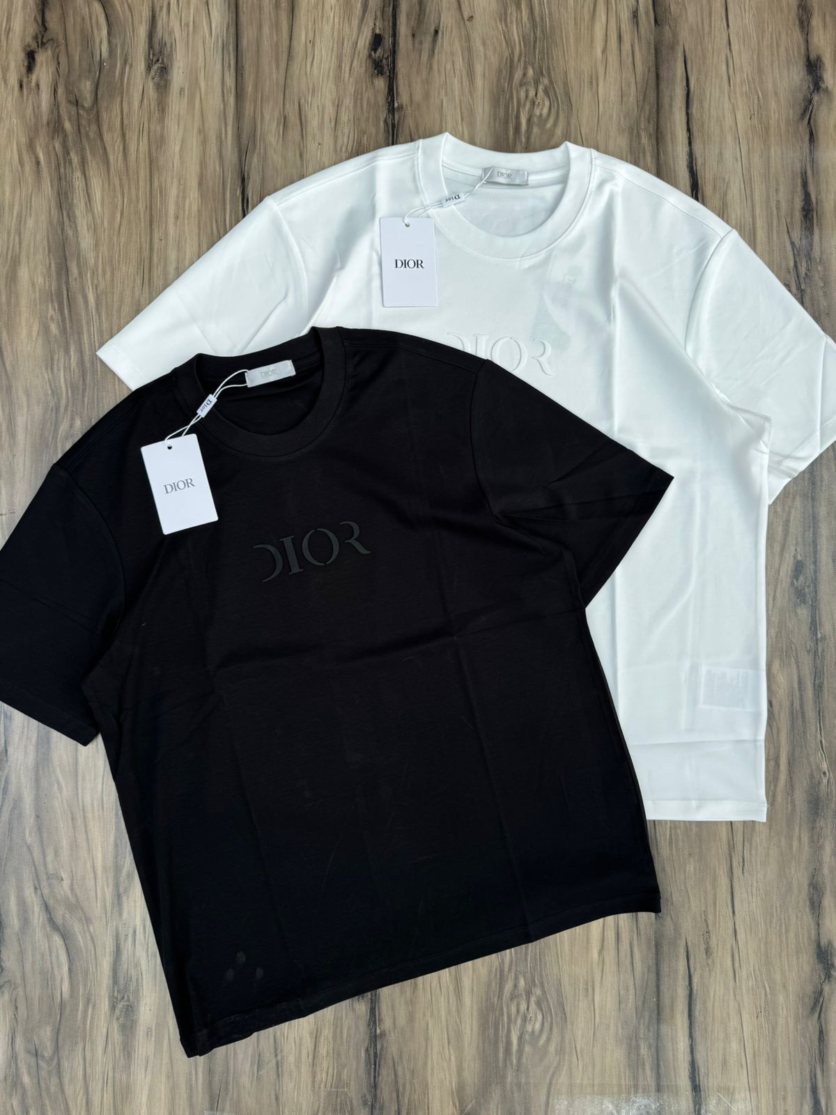 Signature Embossed Crew Neck Tee – Premium Edition