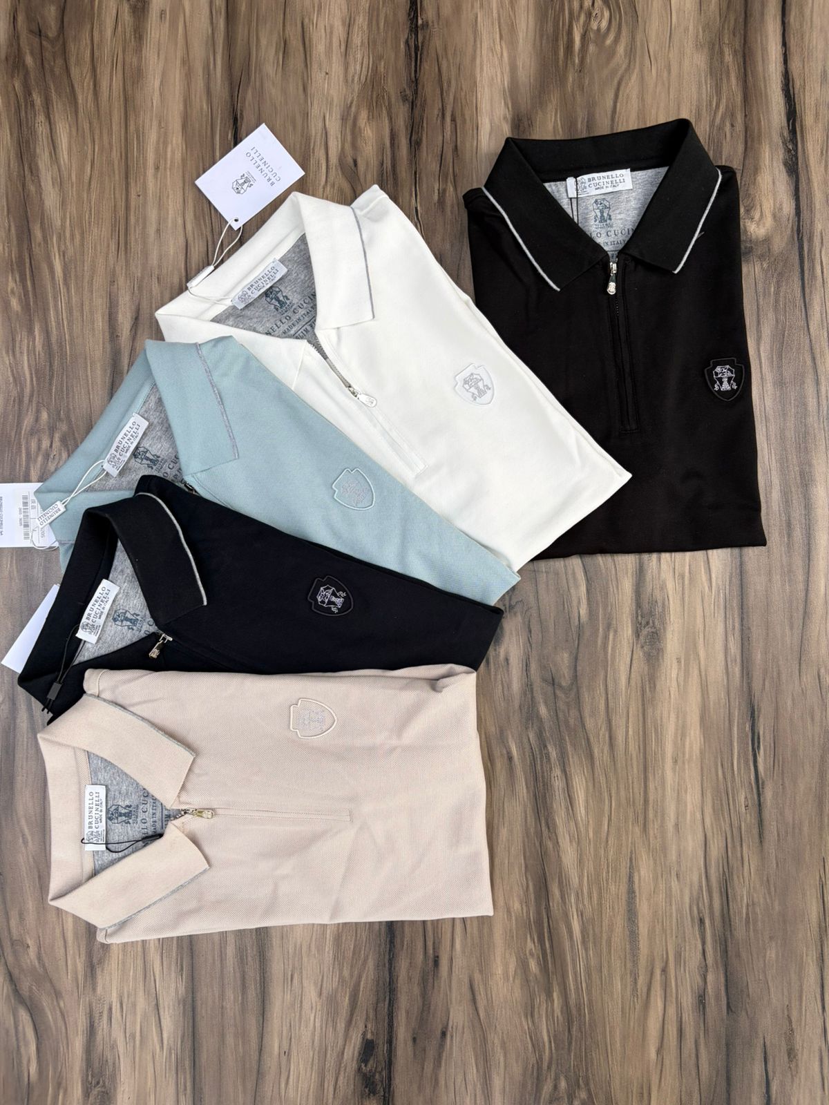 Elite Zip Collar Polo – Luxury Matte Edition