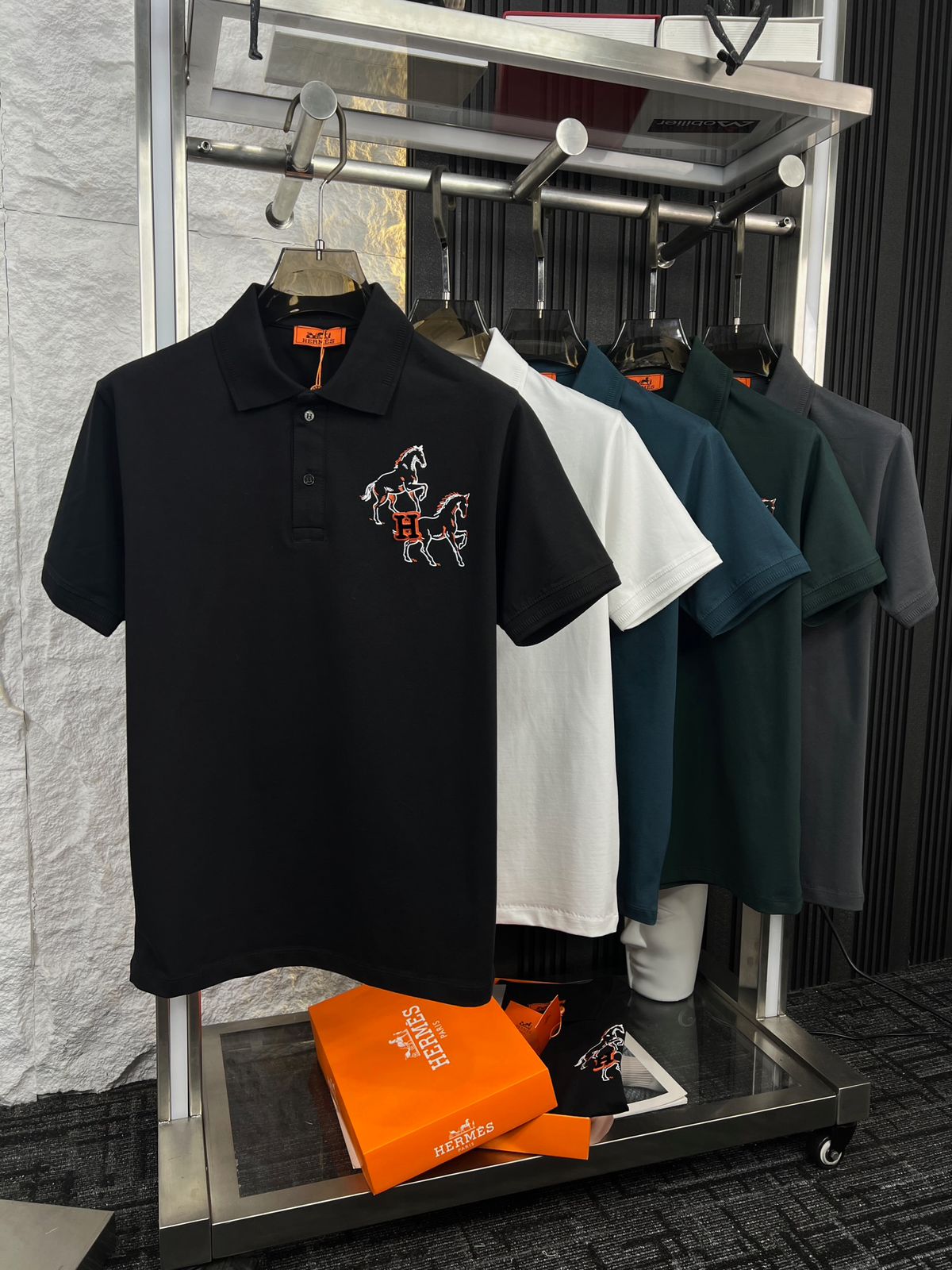 Monarch Embroidery Polo Tee