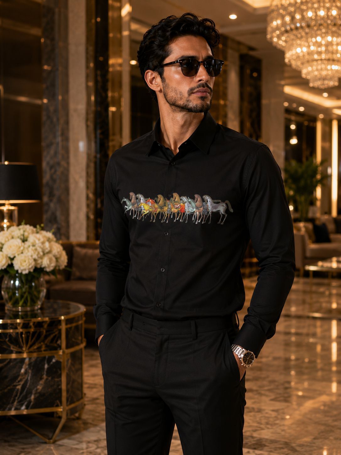 Heritage Horse Print Luxury Shirt