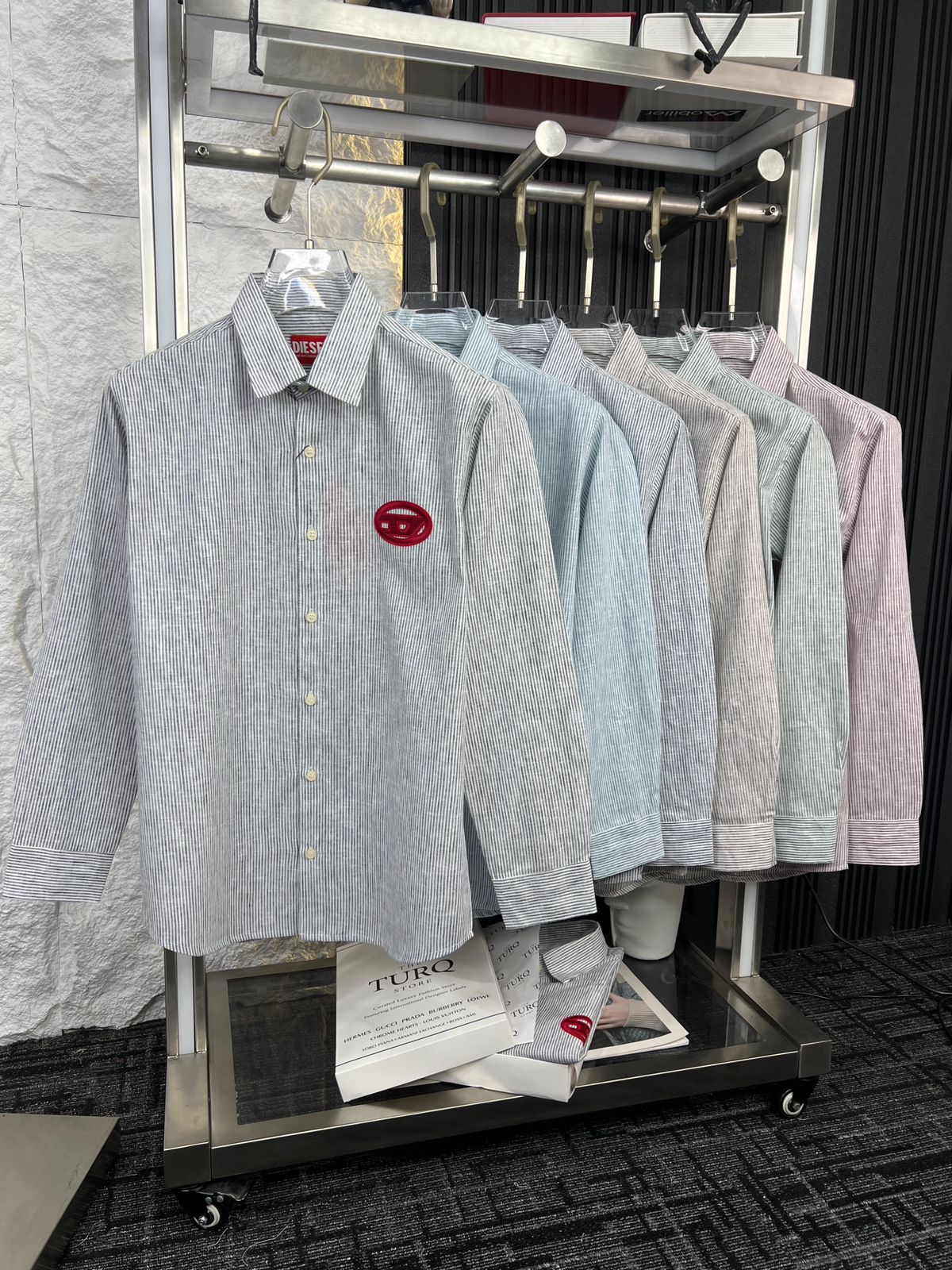 Summer Pinstripe Cotton Shirt