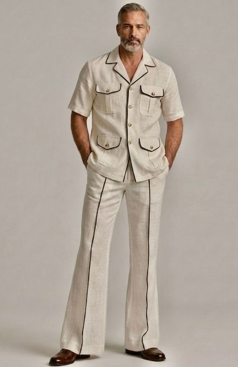 Monarch Linen Safari Cord Set