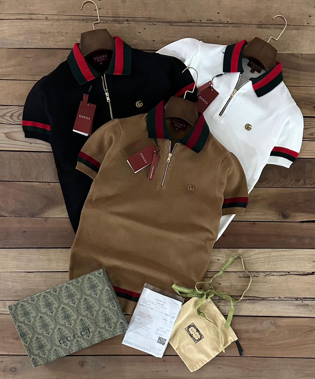 Regal Zip Knit Polo