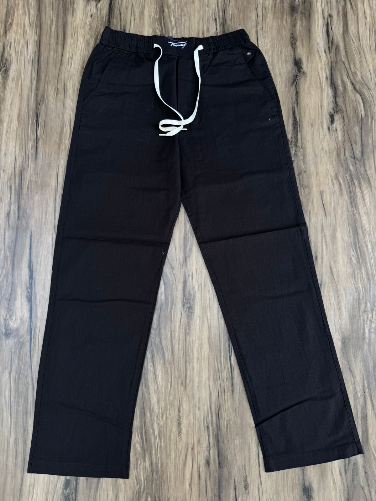 SummerEase Linen Straight-Fit Track Pants