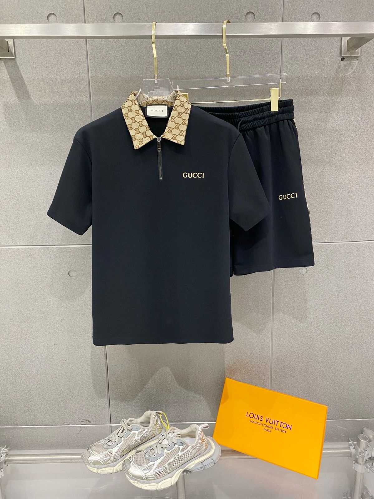 Royal Zip Polo Cord Set