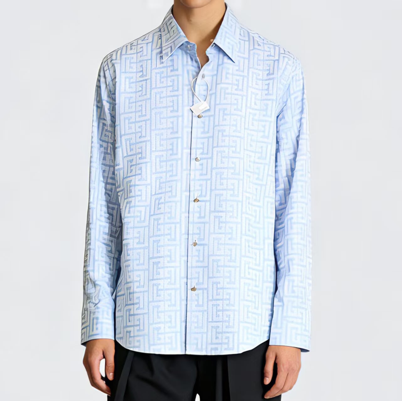 Premium Geometric Pattern Formal Shirt