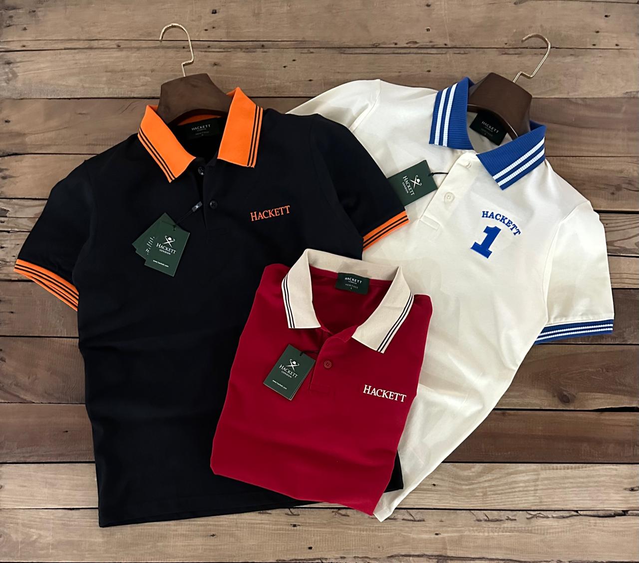 Premium Embroidered Stretch Polo T-Shirt