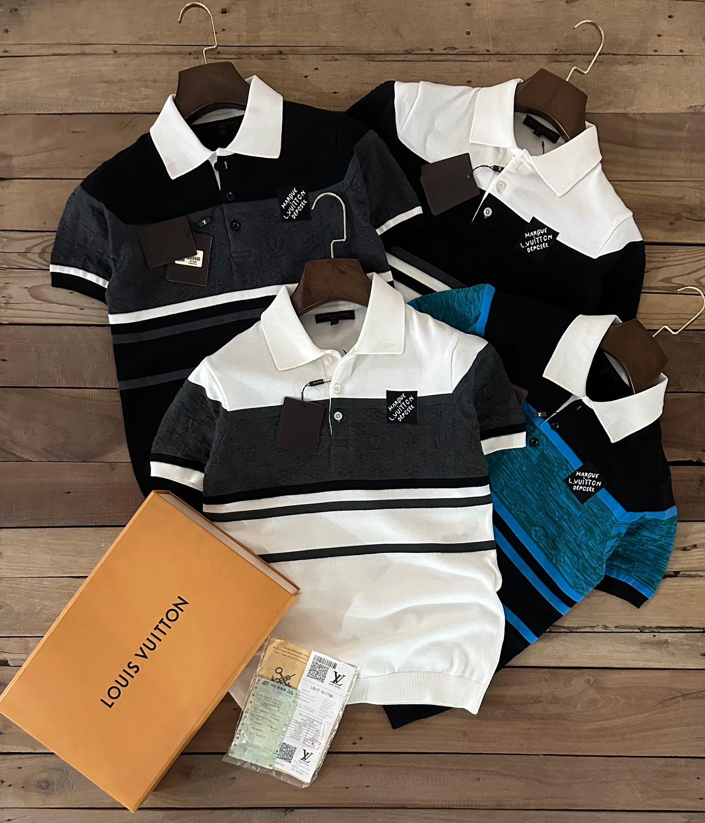 Signature Stripe Knitted Polo
