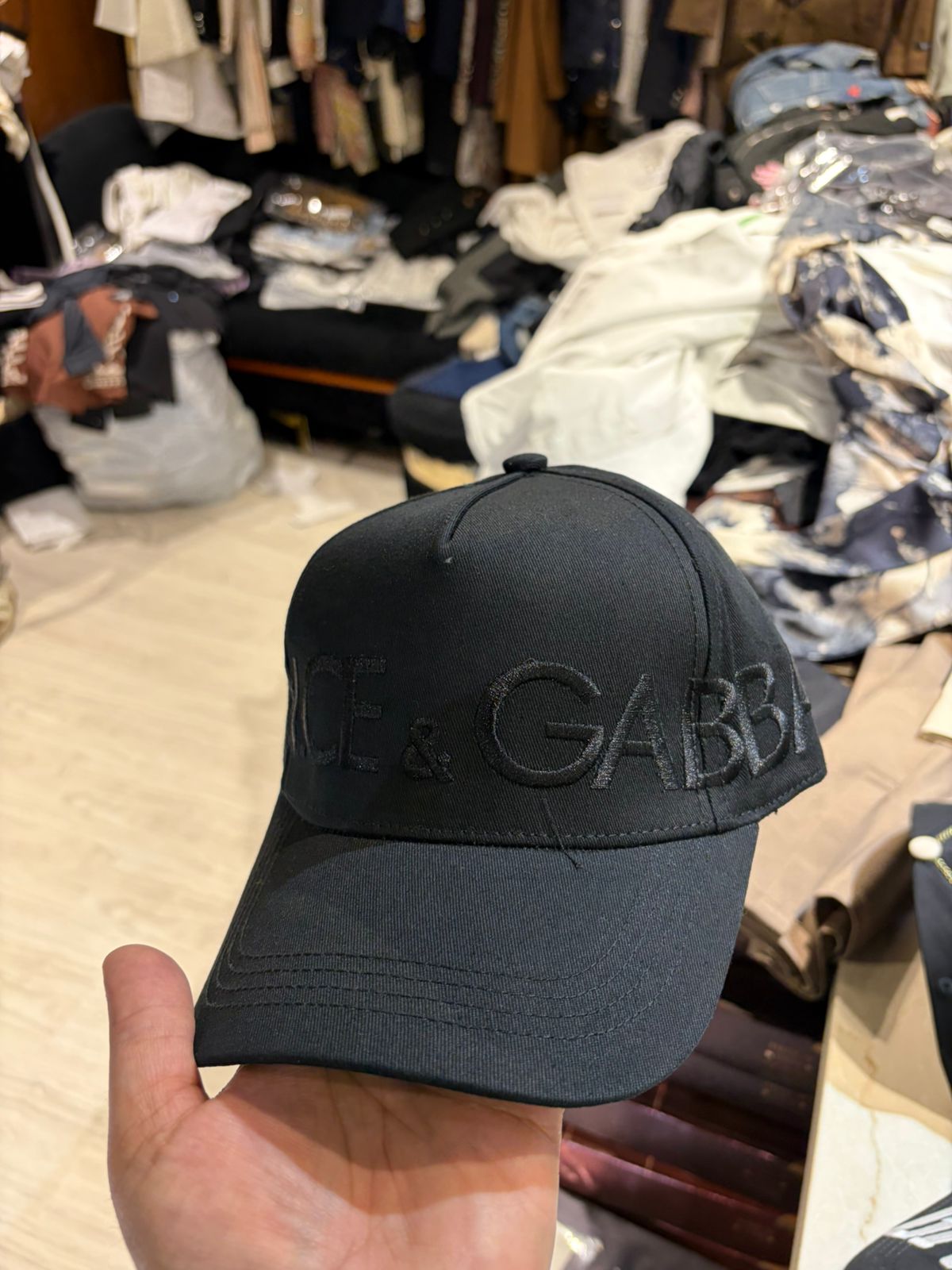 Monochrome Text Street Cap