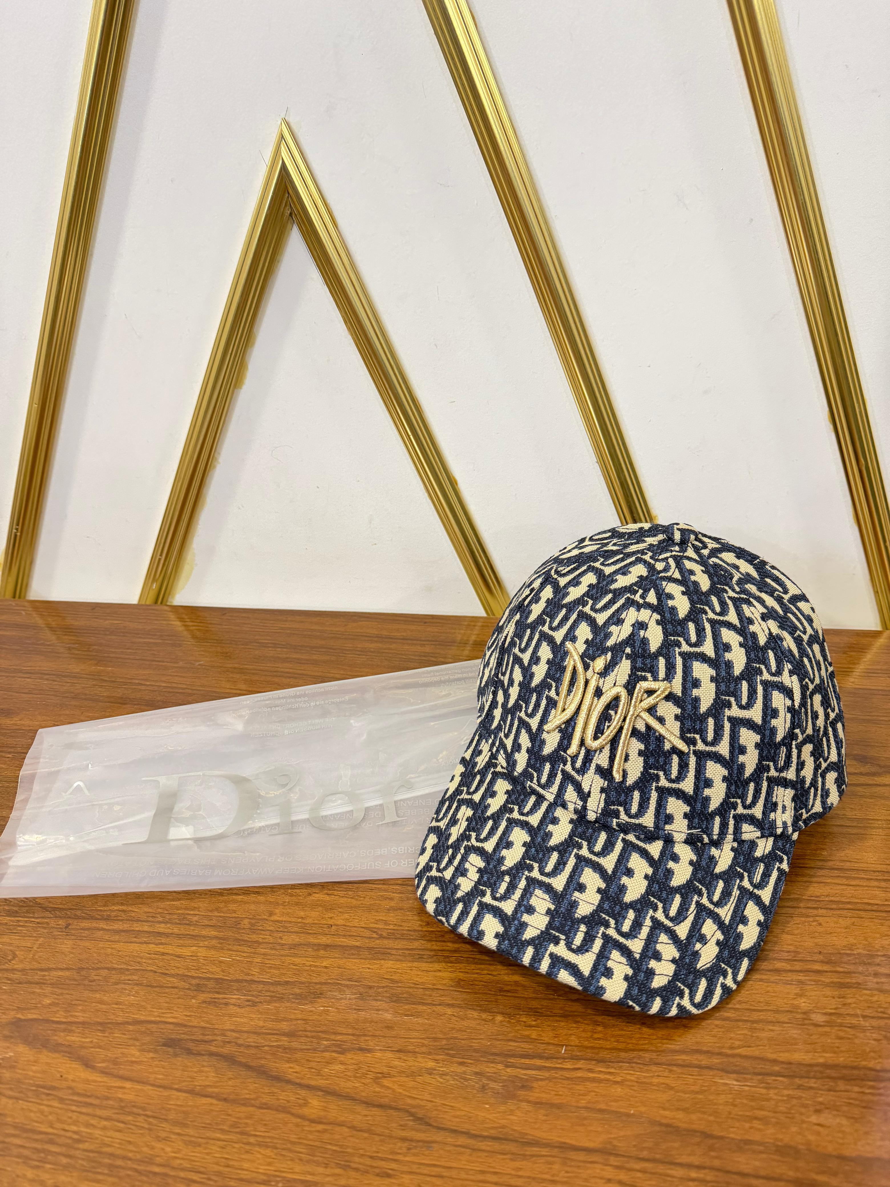 Luxury Monogram Embroidered Baseball Cap